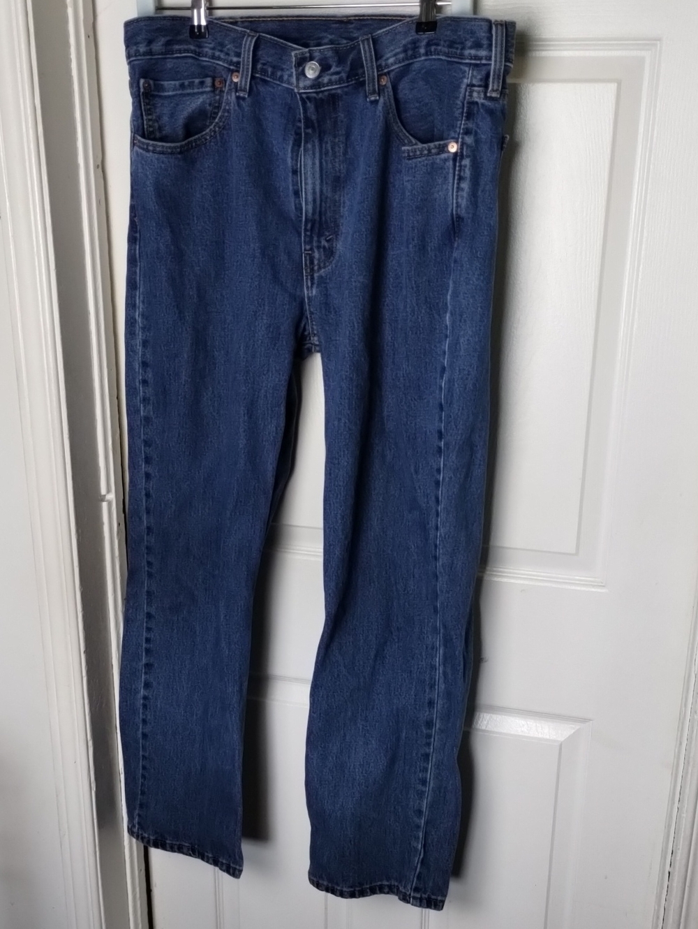 Levi's Men's Straight Jeans in Dark Blue Denim Levi's 516 Size 38w30l